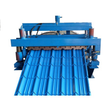 840 steel roof sheet glazed Tile Roll Forming producing Machine